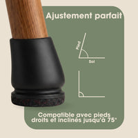 Protection Circa sur pieds de chaise avec de l'angle